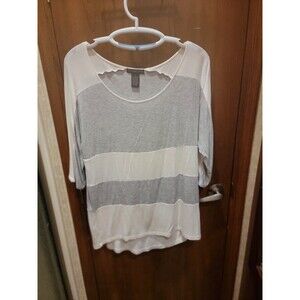 Design History Grey / White Top Sz L